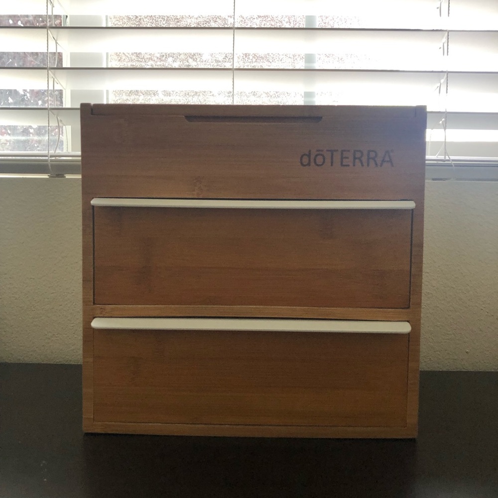 Wood Doterra Storage Box